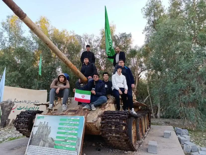 مشارکت دانش آموزان در برنامه راهیان نور